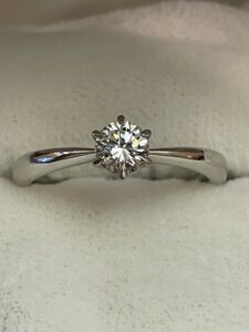 PT900 0.34ct ダイヤモンドリング